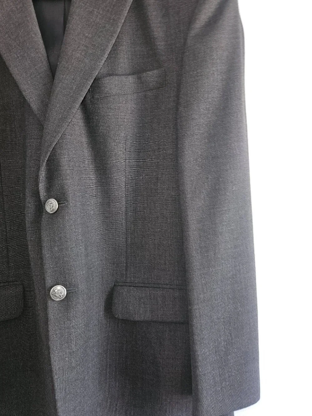 Stafford Gray 2-Button 42R Sport Coat